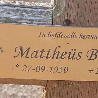 BREYTENBACH Mattheus 1950-2007