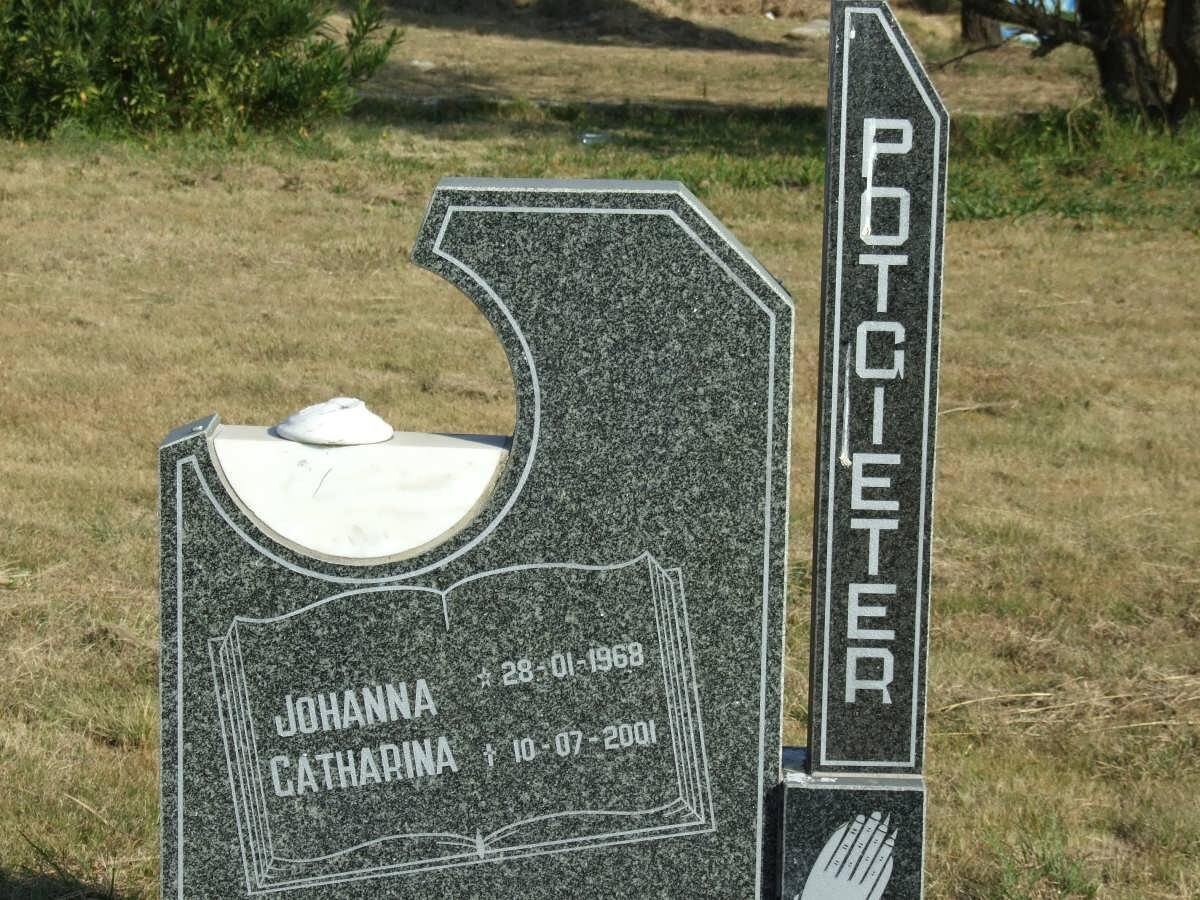 POTGIETER Johanna Catharina 1968-2001