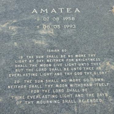 ? Amatea 1958-1993