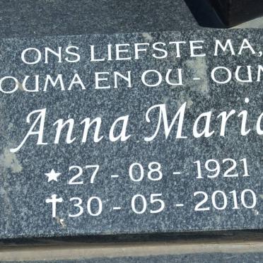 BOTHA Anna Maria 1921-2010