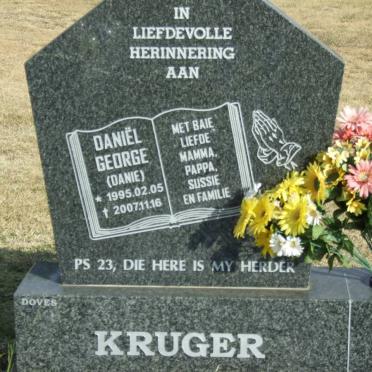 KRUGER Daniël George 1995-2007