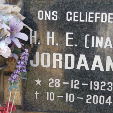 JORDAAN H.H.E. 1923-2004