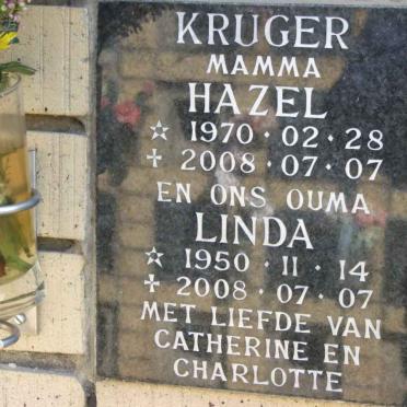 KRUGER Hazel 1970-2008 :: KRUGER Linda 1950-2008