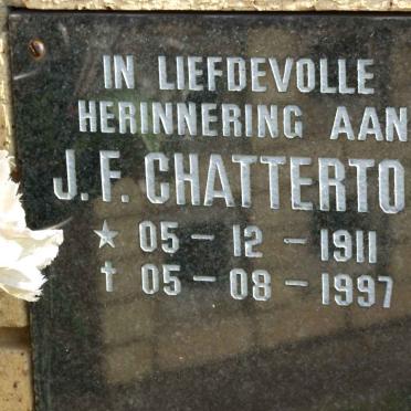 CHATTERTON J.F. 1911-1997