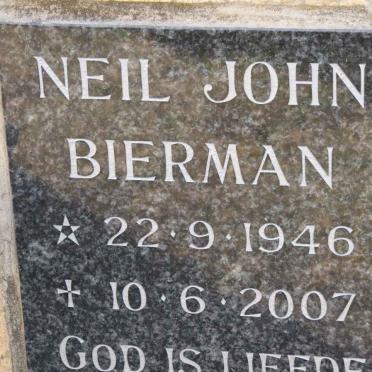 BIERMAN Neil John 1946-2007