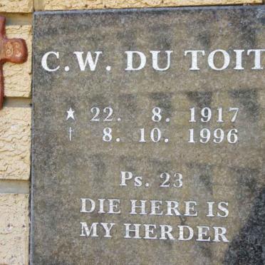 TOIT C.W., du 1917-1996