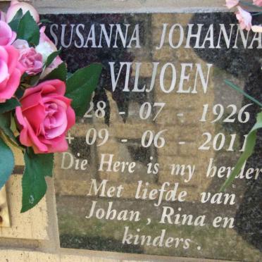 VILJOEN Susanna Johanna 1926-2011