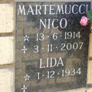 MARTEMUCCI Nico 1914-2007 &amp; Lida 1934-