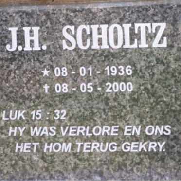 SCHOLTZ J.H. 1936-2000