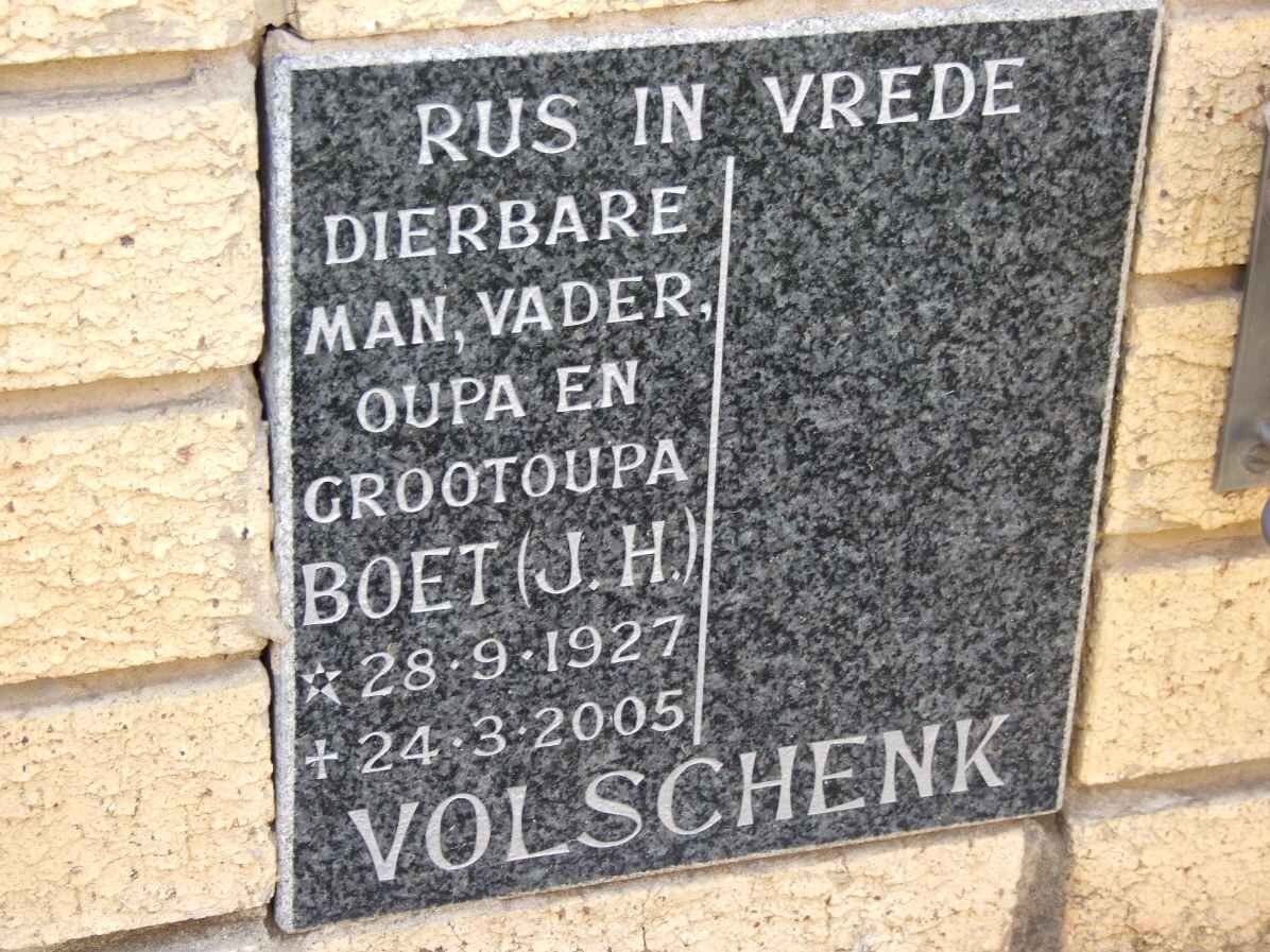 VOLSCHENK J.H. 1929-2005