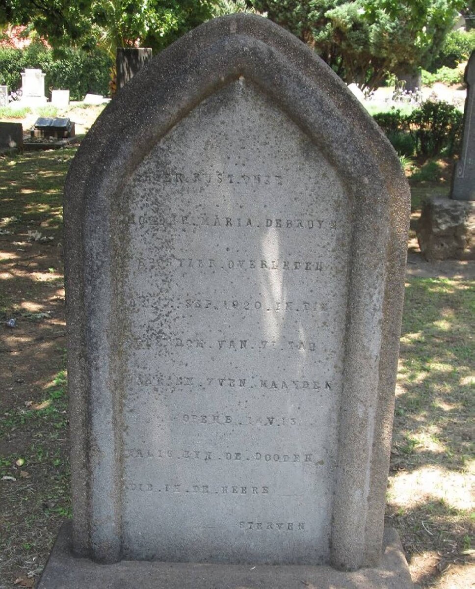 BRUYN Maria, de nee COETZER -1920