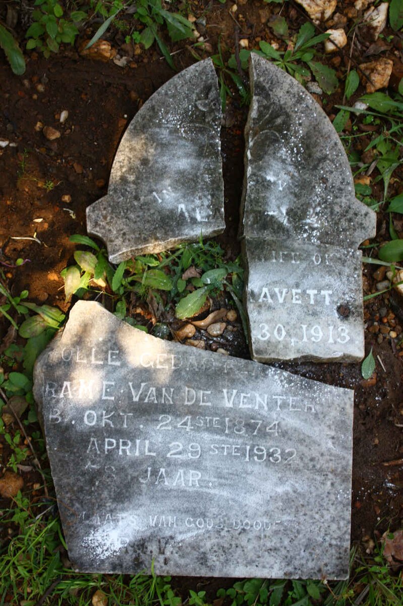 GRAVETT Aletta -1913 :: VENTER A.M.E., van de 1874-1932