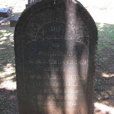 HEERDEN Johanna C.C., van 1894-1918 