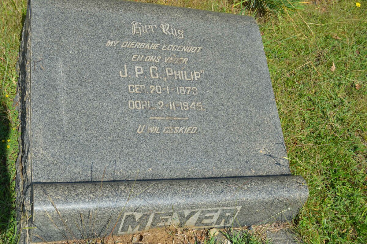 MEYER J.P.C. 1873-1945