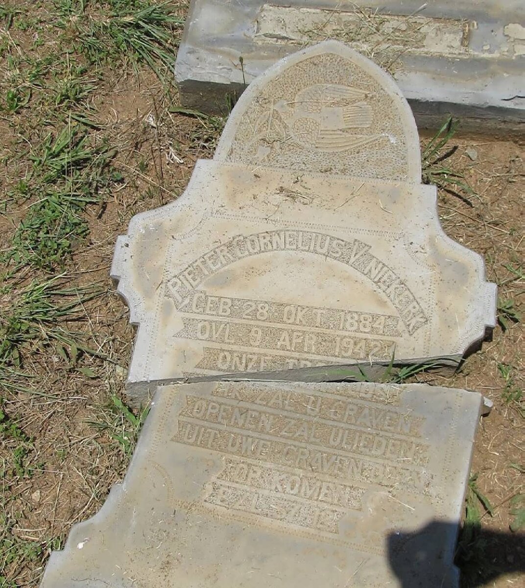 NIEKERK Pieter Cornelius, V. 1884-1942