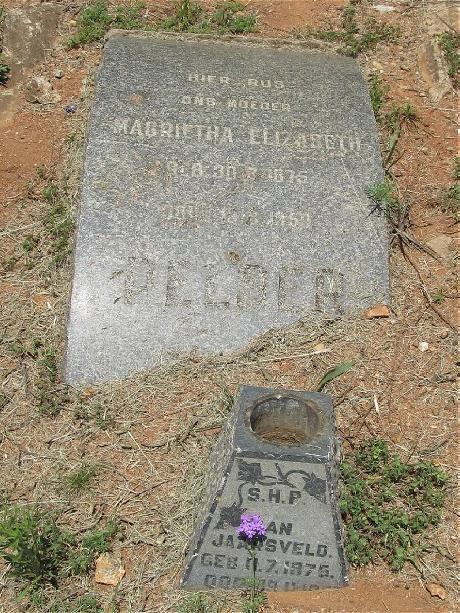 PELSER Magrietha Elizabeth 1875-1950 :: JAARSVELD S.H.P., van 1875-1946