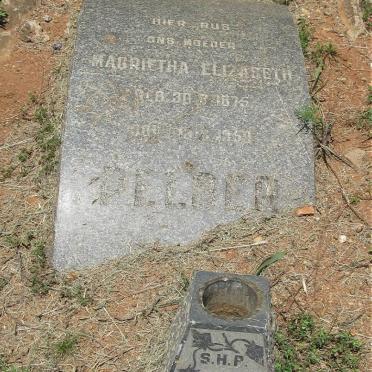 PELSER Magrietha Elizabeth 1875-1950 :: JAARSVELD S.H.P., van 1875-1946