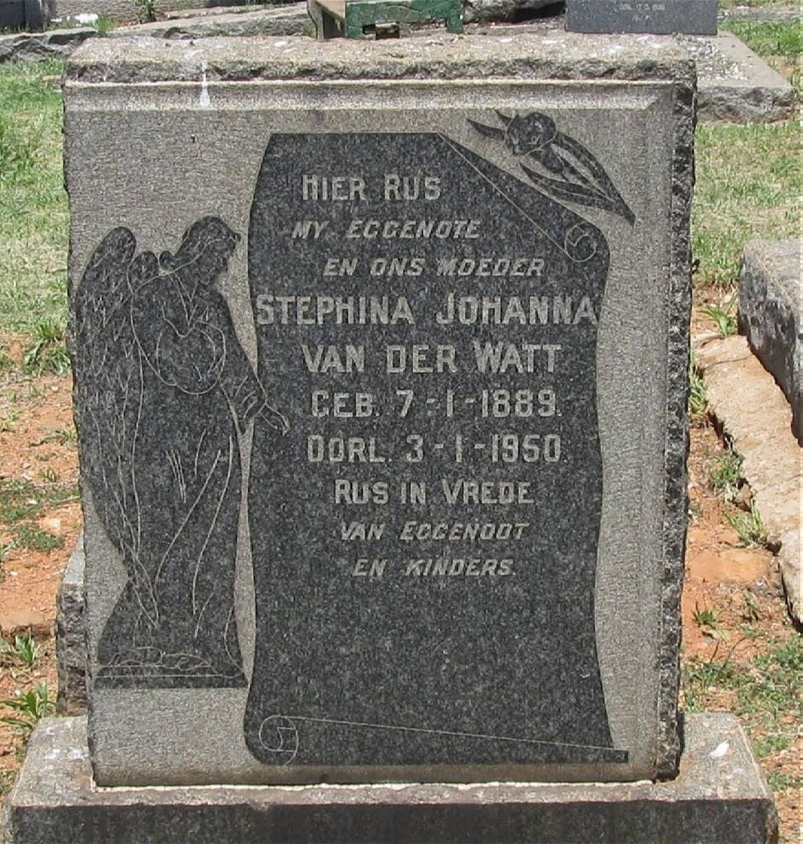 WATT Stephina Johanna, van der 1889-1950