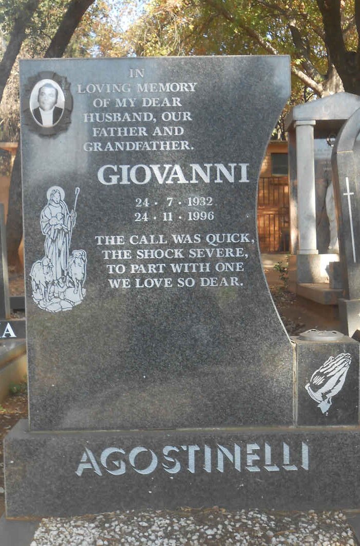AGOSTINELLI Giovanni 1932-1996