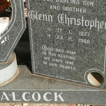 ALCOCK Glenn Christopher 1977-1986