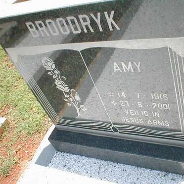 BROODRYK Amy 1916-2001