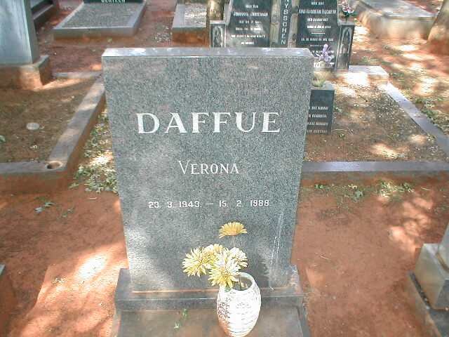 DAFFUE Verona 1943-1988