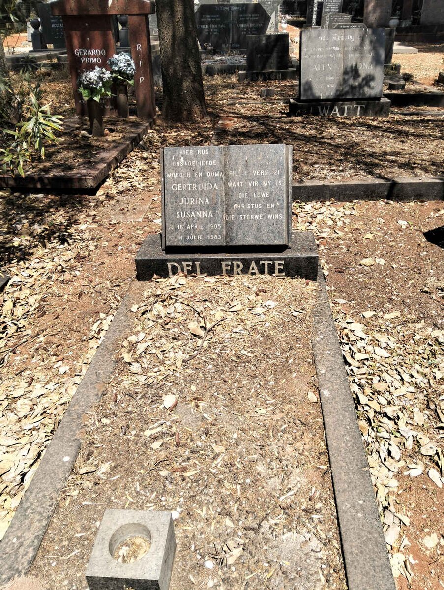 FRATE Gertruida Jurina Susanna, del 1905-1983