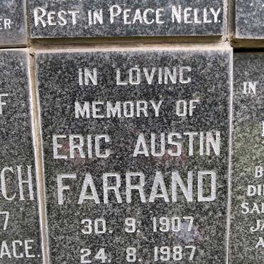FARRAND Eric Austin 1907-1987