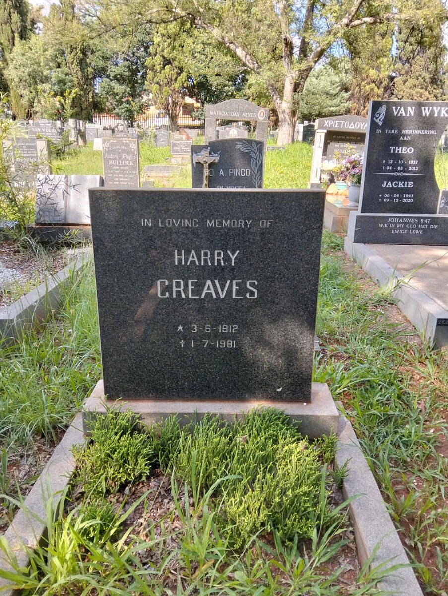 GREAVES Harry 1912-1981