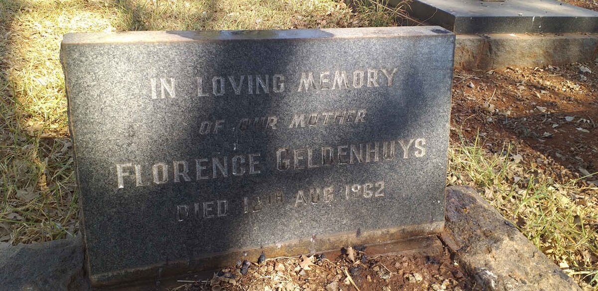 GELDENHUYS Florence -1962