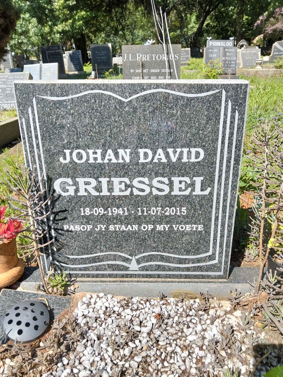 GRIESSEL Johan David 1941-2015