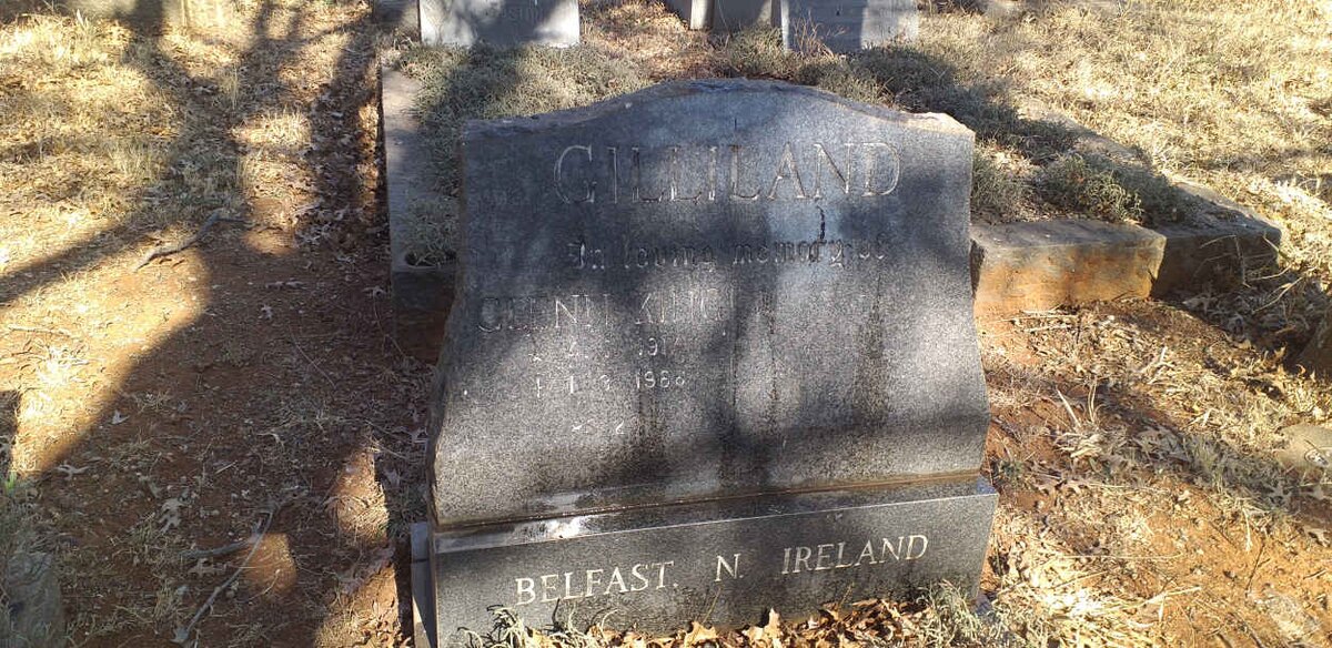 GILLILAND Glenn King 1917-1966