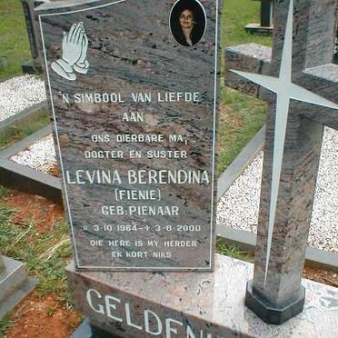 GELDENHUYS Levina Berendina nee PIENAAR 1964-2000
