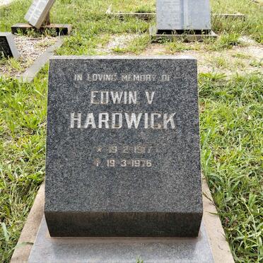 HARDWICK Edwin V. 1917-1976