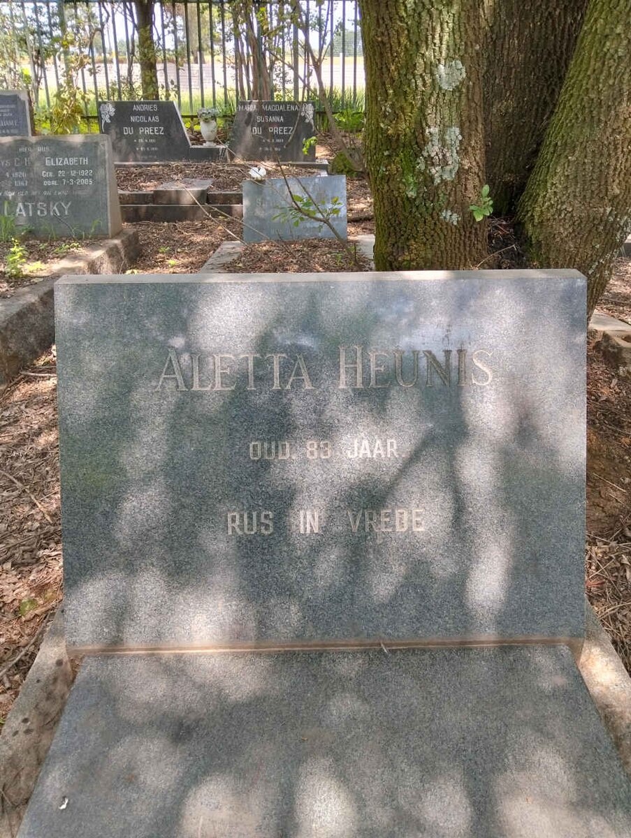 HEUNIS Aletta