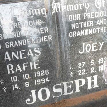 JOSEPH Aneas Rafie 1926-1994 &amp; Joey 1930-19?7