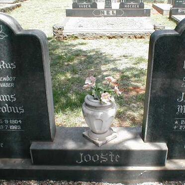 JOOSTE Frans Jacobus 1904-1963 &amp; J.G.M. 1905-1973