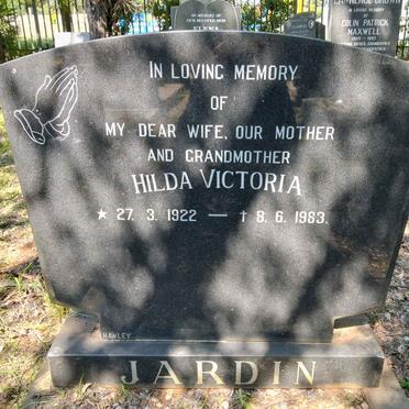 JARDIN Hilda Victoria 1922-1983