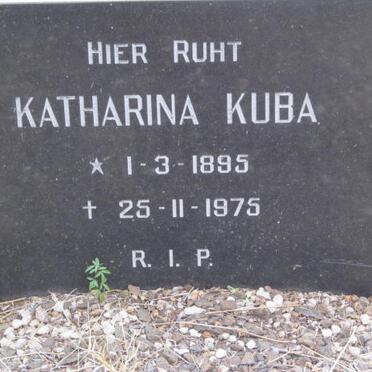 KUBA Katharina 1895-1975