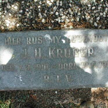 KRUGER J.H. 1910-1981