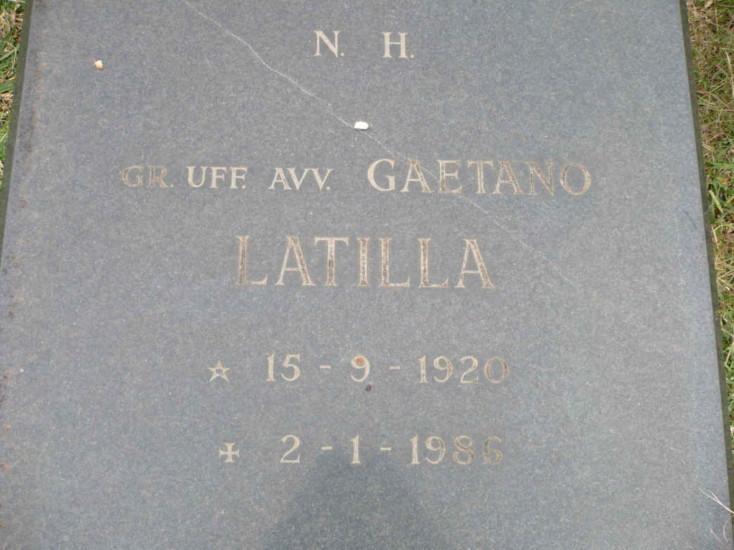 LATILLA Gaetano 1920-1986