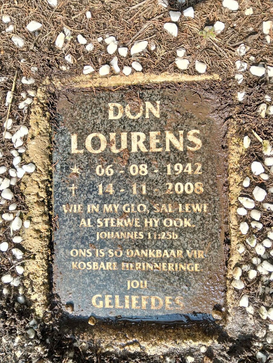 LOURENS Don 1942-2008