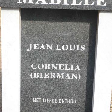 MABILLE Jean Louis &amp; Cornelia BIERMAN