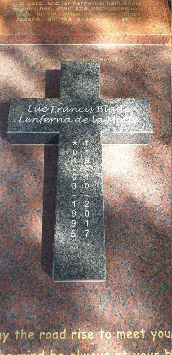 MOTTE Sarah-Anne Bridget, Lenferna de la 1978-1997 :: LENFERNE DE LA MOTTE Luc Francis Blade 1995-2017 _3