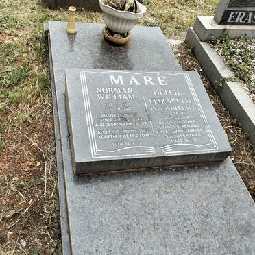 MARE Norman William 1923-2007 & Dulcie Elizabeth WHITTAL 1925-2014