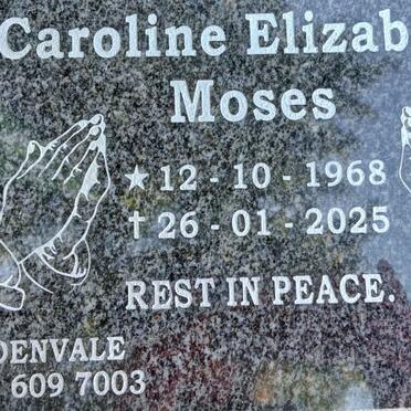 MOSES Caroline Elizabeth 1968-2025