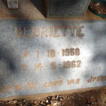 MOOLMAN Henriette 1959-1962 :: MOOLMAN Gloria Johanna 1960-1960