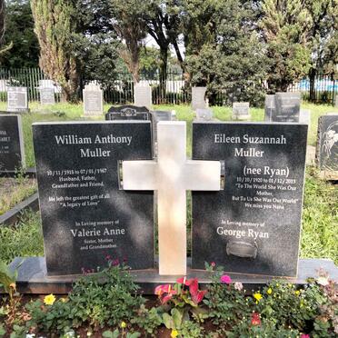 MULLER William Anthony 1918-1967 & Eileen Suzannah RYAN 1920-2013 :: ? Valerie Anne :: RYAN George :: RYAN Daniela Jacoba 1918-2017