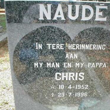 NAUDÉ Chris 1952-1996
