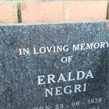 NEGRI Eralda 1939-2004